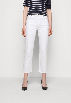 Straight leg jeans - white