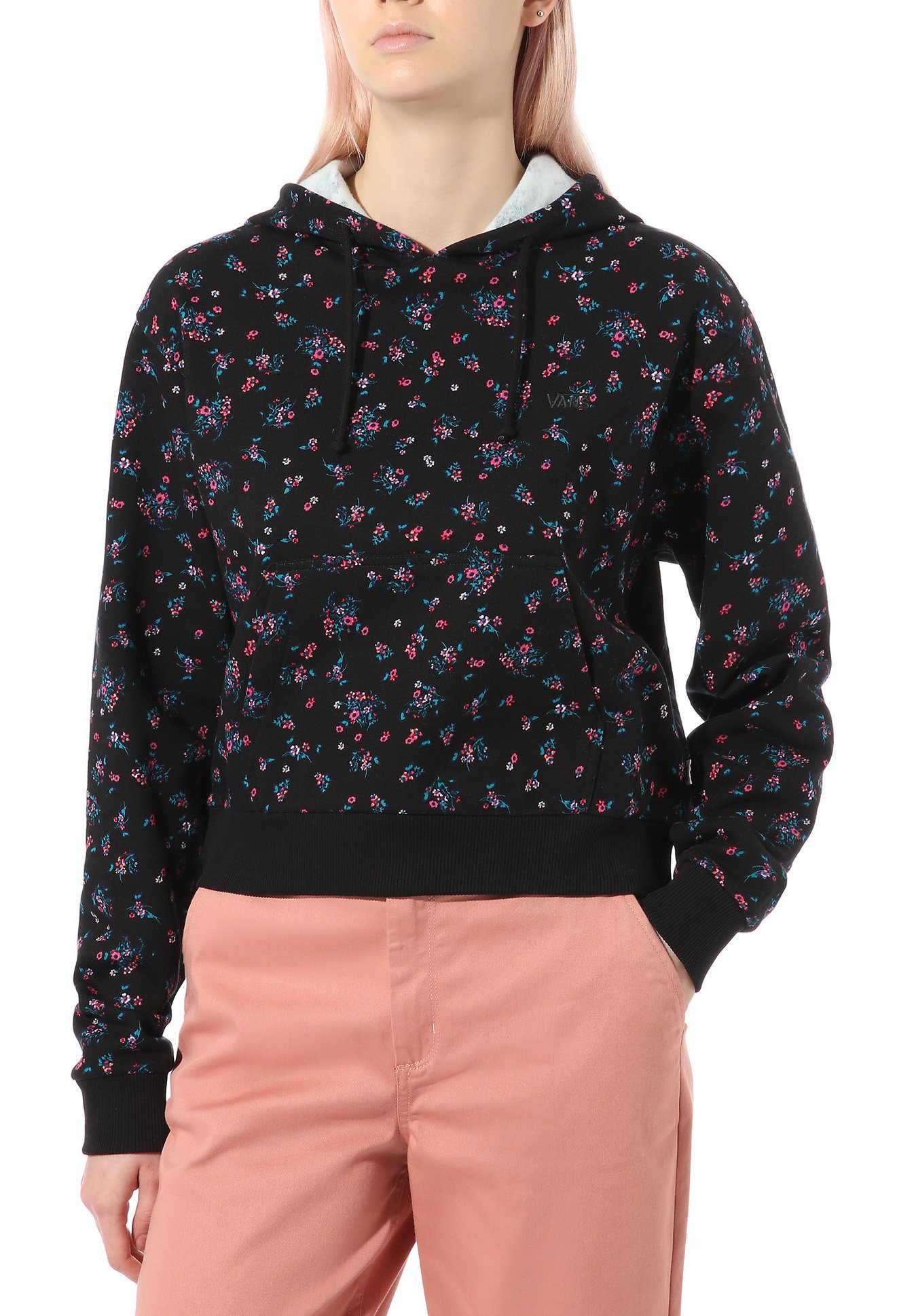vans floral sweatshirt