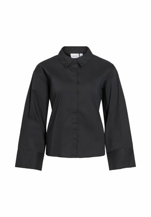VILA, LONG SLEEVED SHIRT VIONELLY - Chemisier - black beauty