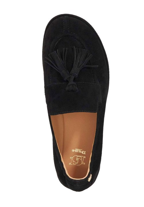 Mocassins Femme Ciengradoy - Taille EU 38, Noir, Bout Breveté Métal Armé, Neufs En Boîte