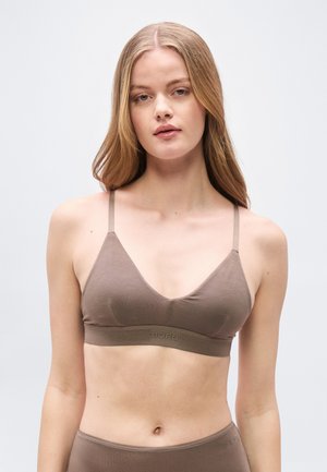 SOFT TOUCH BRA - Triangle bra - brown