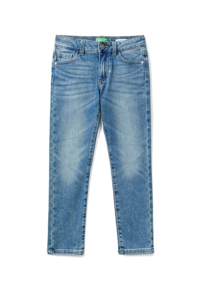 United Colors of Benetton Slim fit jeans blauw