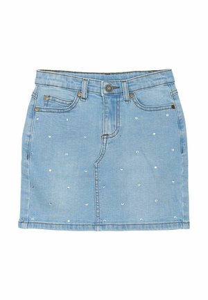 ODA  - Minikjol - light blue denim