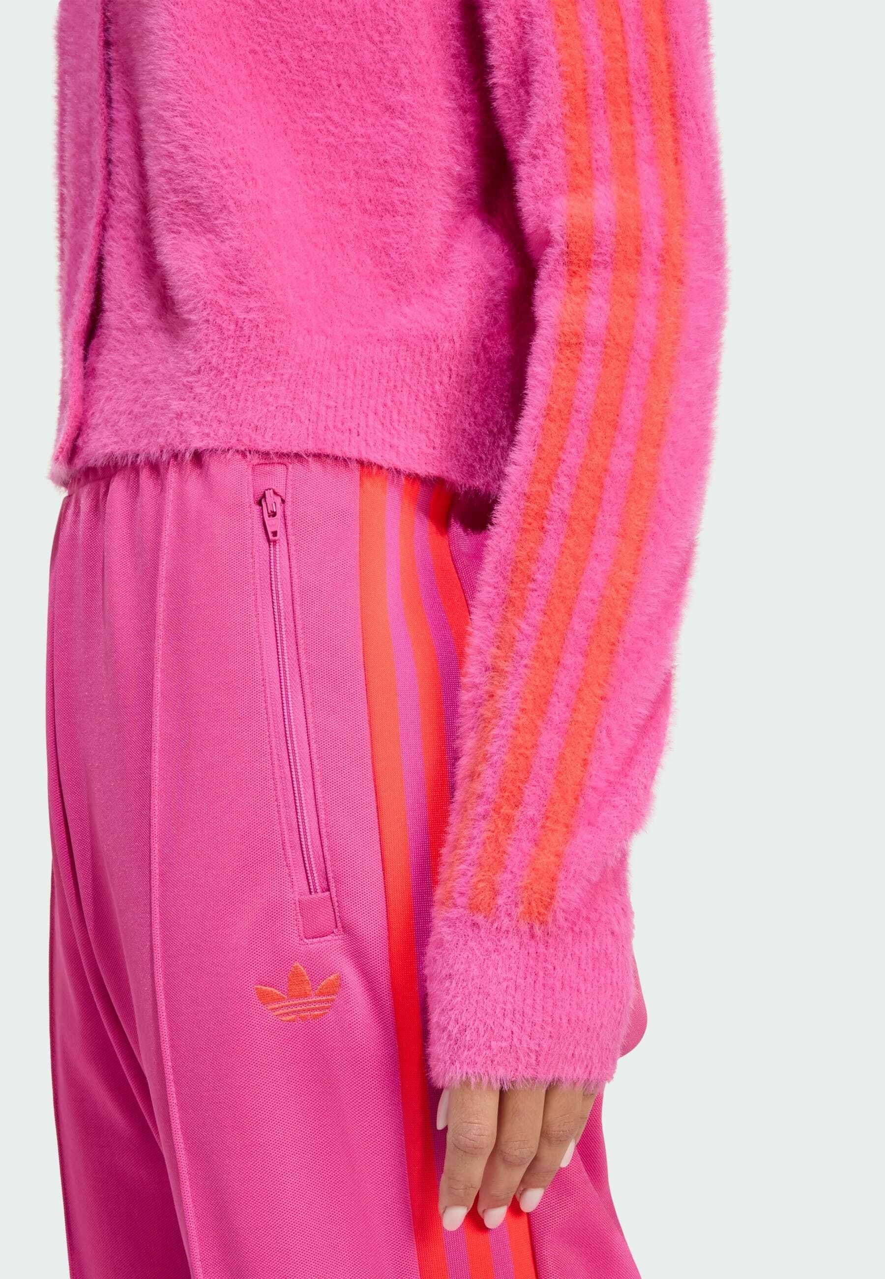 adidas Originals FLUFFY - Cardigan - semi lucid fuchsia/pink