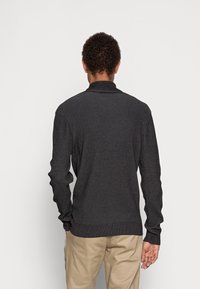 Zign Strickpullover - mottled dark grey