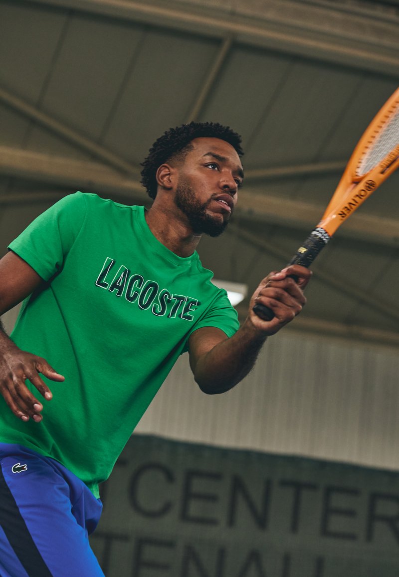 Lacoste Sport - GRAPHIC - Bluză sport - calathea, Extindeți