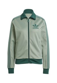CLASSIC - Sweat zippé - silver green