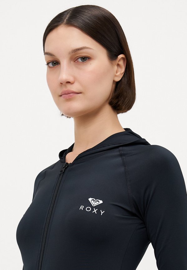 NEW ESSENTIALS HOODIE ZIPPED - Bikini top - anthracite3