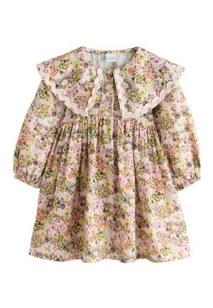 REGULAR FIT - LONG SLEEVE - Robe chemise - ochre yellow print