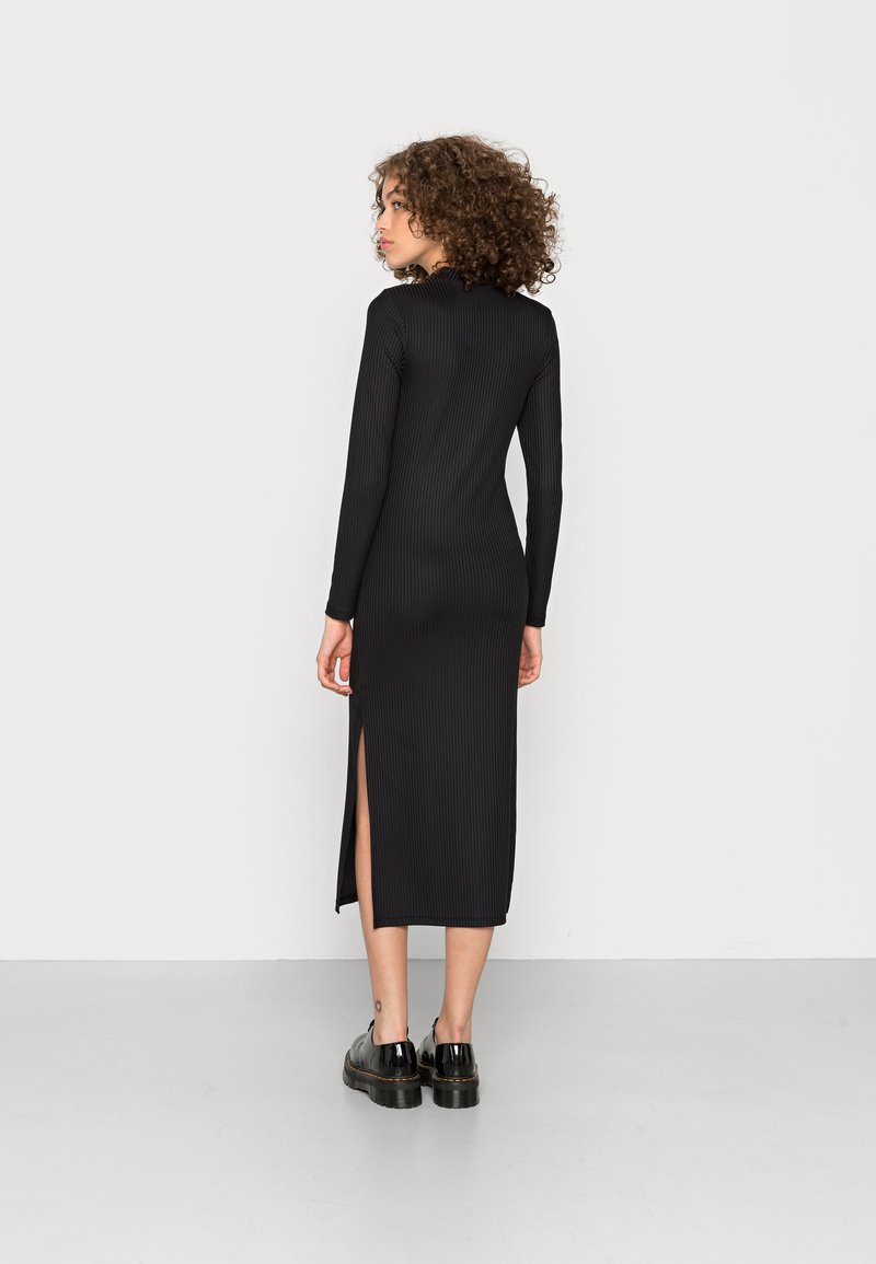 Damen Freizeitkleider | Pieces PCMADDI HIGH NECK MIDI DRESS Jerseykleid black/schwarz - OX77368 Damen Freizeitkleider | Pieces PCMADDI HIGH NECK MIDI DRESS Jerseykleid black/schwarz - OX77368