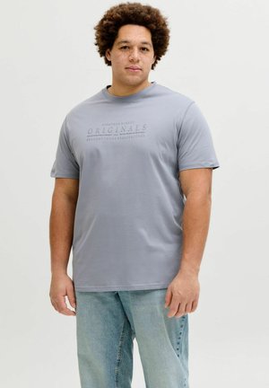 Jack & Jones JORCATSKILLS MINIMAL TEE CREW NECK  - T-shirts med print - tradewinds