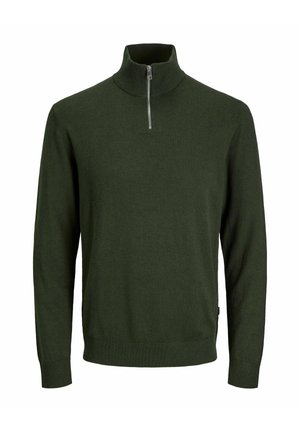 JJEEMIL HALF ZIP NOOS - Svetr - duffel bag