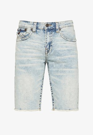 True Religion, RICKY SN FLAP SHORT FRAY - Pantaloni scurți din denim - light wash