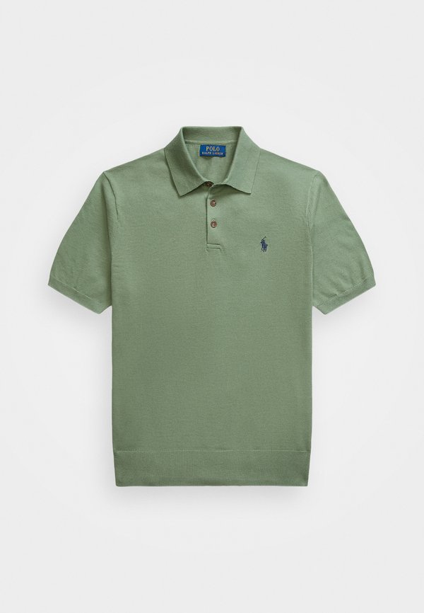 COTTON POLO COLLAR JUMPER - Polo shirt - fatigue2