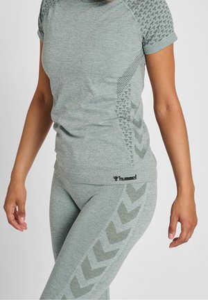 Camiseta estampada - dark green