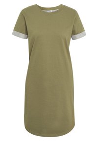 JDY LIFE SS JRS NOOS - Freizeitkleid - martini olive/oliv