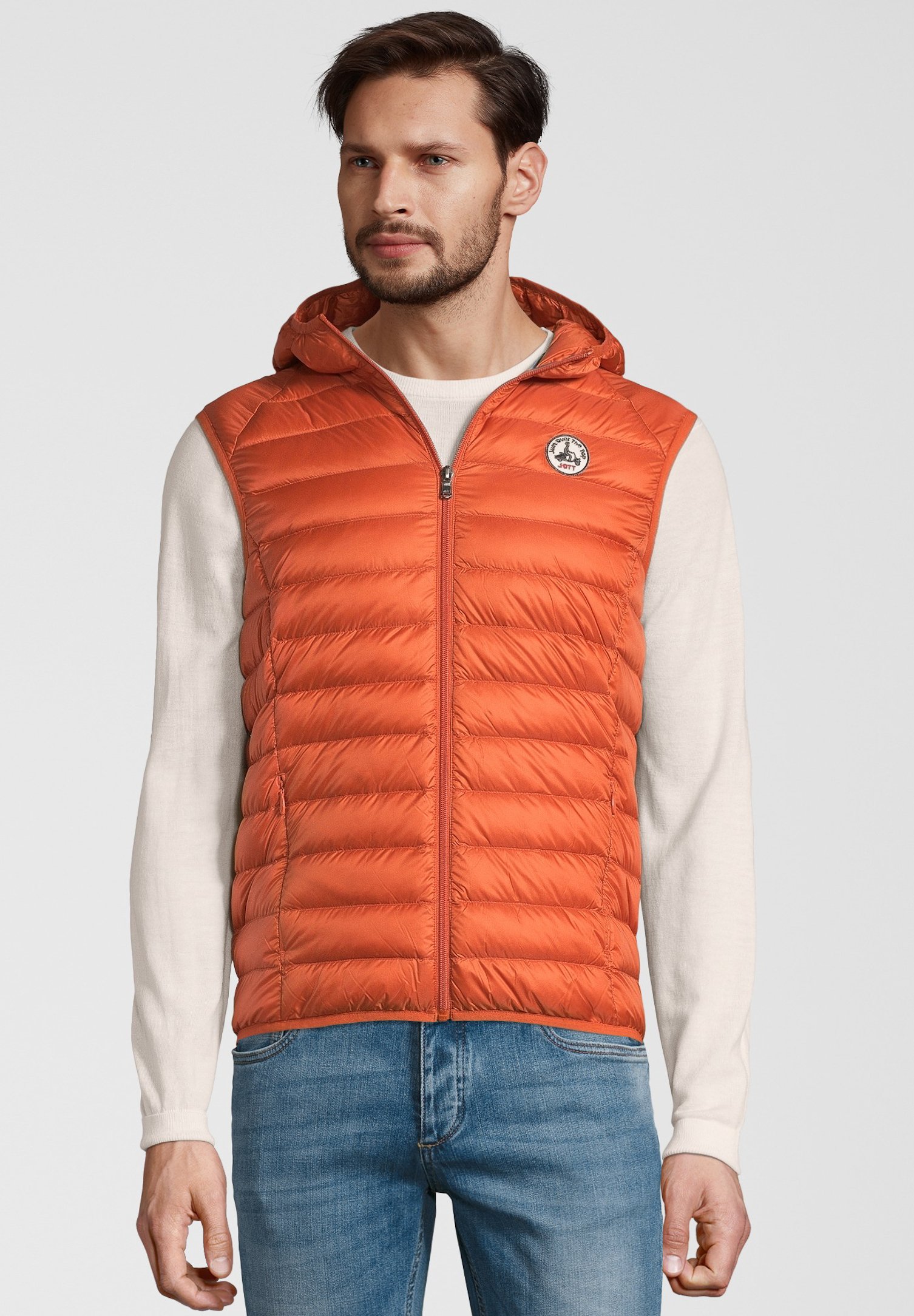 Jott Veste Sans Manches Orange Zalando Fr