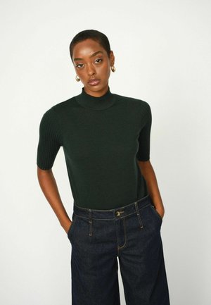RELENA TURTLENECK  - Basic T-shirt - scarab