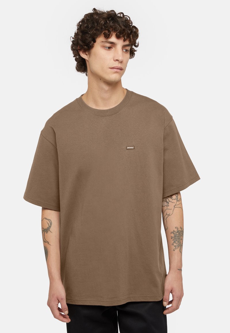 Dickies CLANCY HEAVYWEIGHT SS - T-shirt basic - mushroom