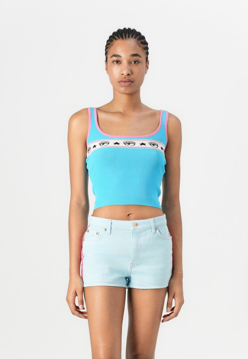 CHIARA FERRAGNI Top blauw