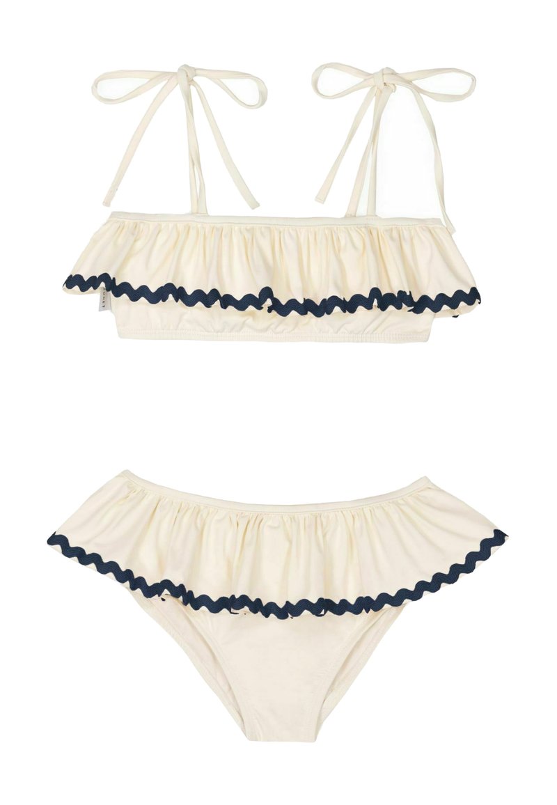 MIPOUNET LIA SET - Bikini - ecru navy