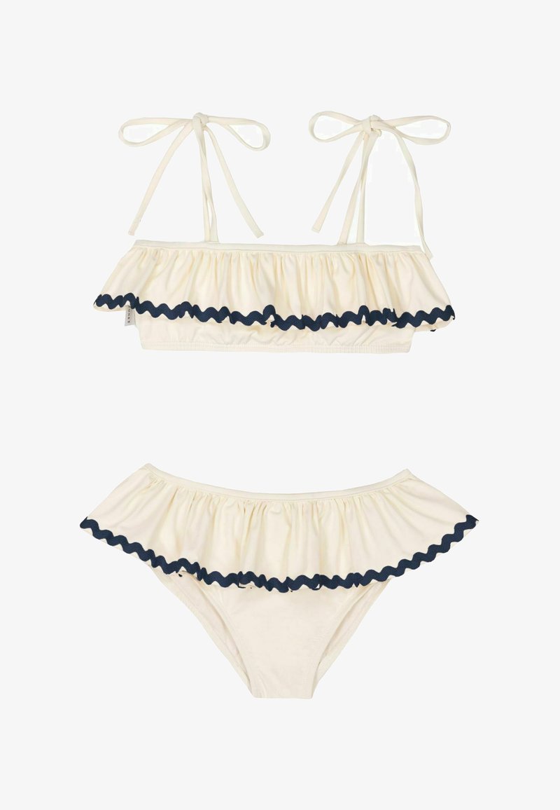 MIPOUNET LIA SET - Bikini - ecru navy