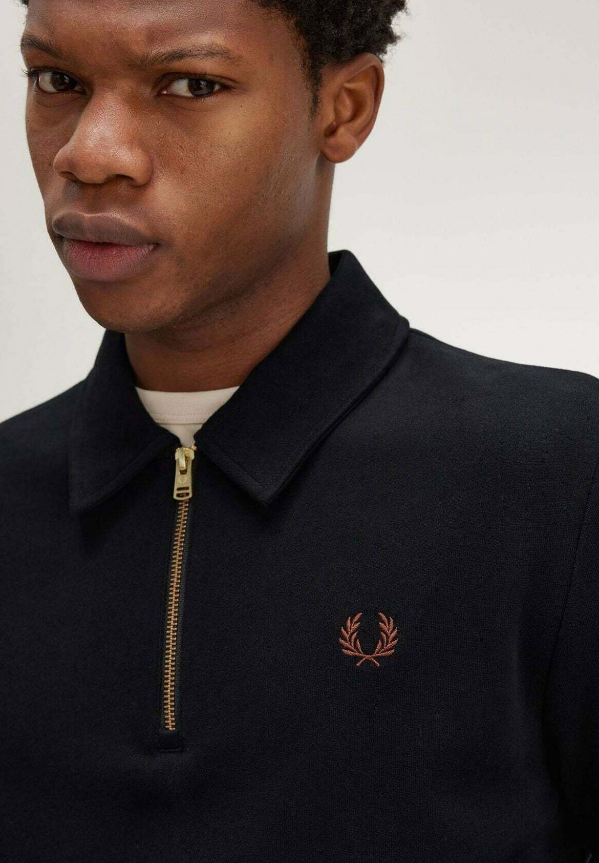 Long Sleeve Polo Fred Perry Polo Nera Fred Perry Men's Black Long