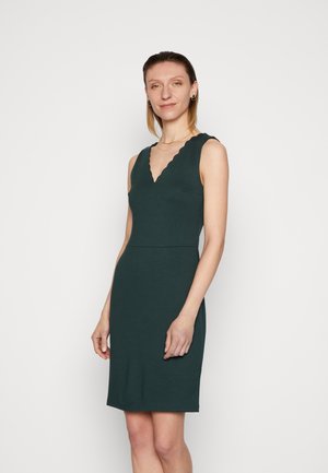 Žerzejové šaty - dark green
