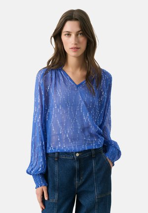 TEIA - Blouse - amparo blue lurex