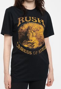 Paradiso Clothing RUSH CARESS OF STEEL  - Print T-shirt - black