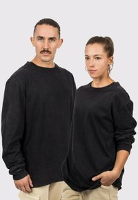 Blackskies - OVERSIZED LONG SLEEVE UNISEX - Top dugih rukava - black vintage Minijatura 1