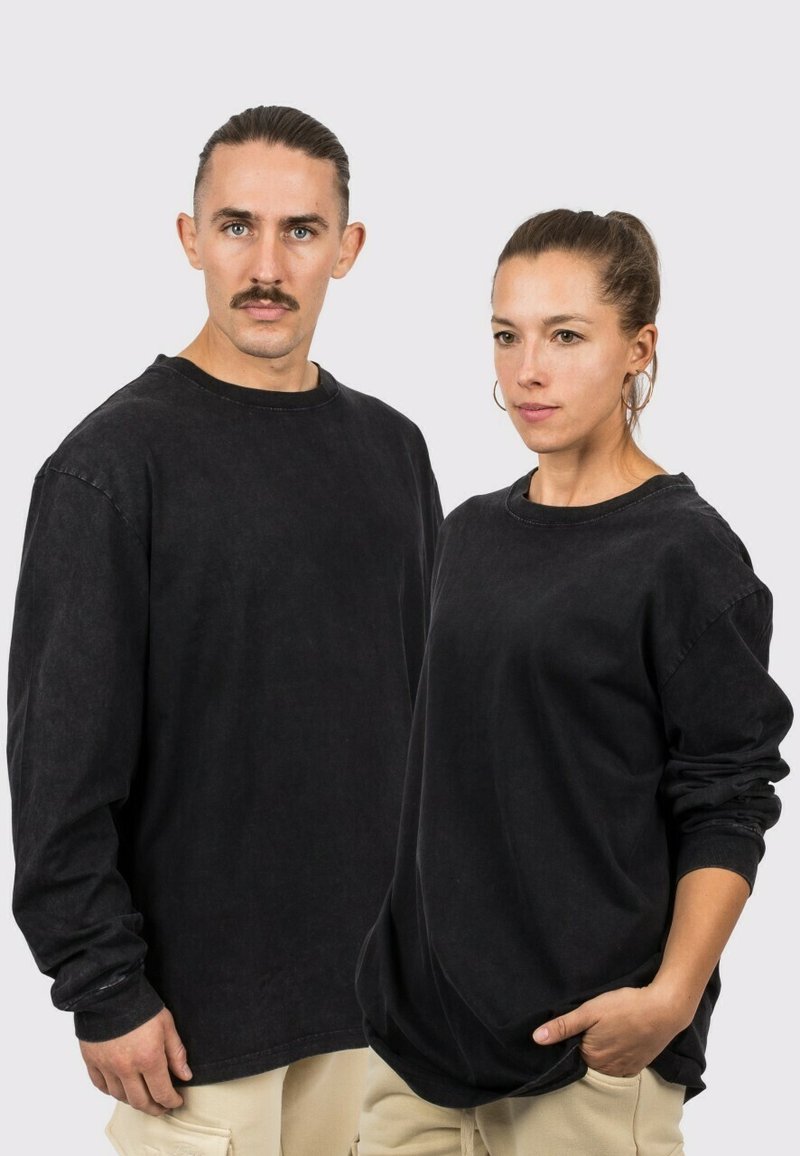 Blackskies OVERSIZED LONG SLEEVE UNISEX - Langarmshirt - black vintage