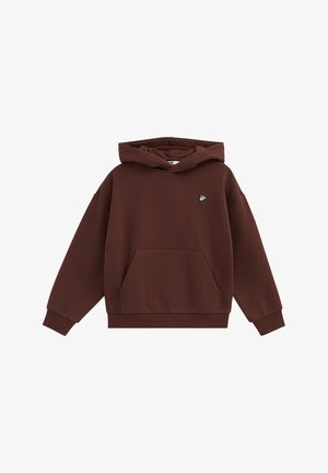 WE Fashion, Kapuutsiga pusa - dark brown