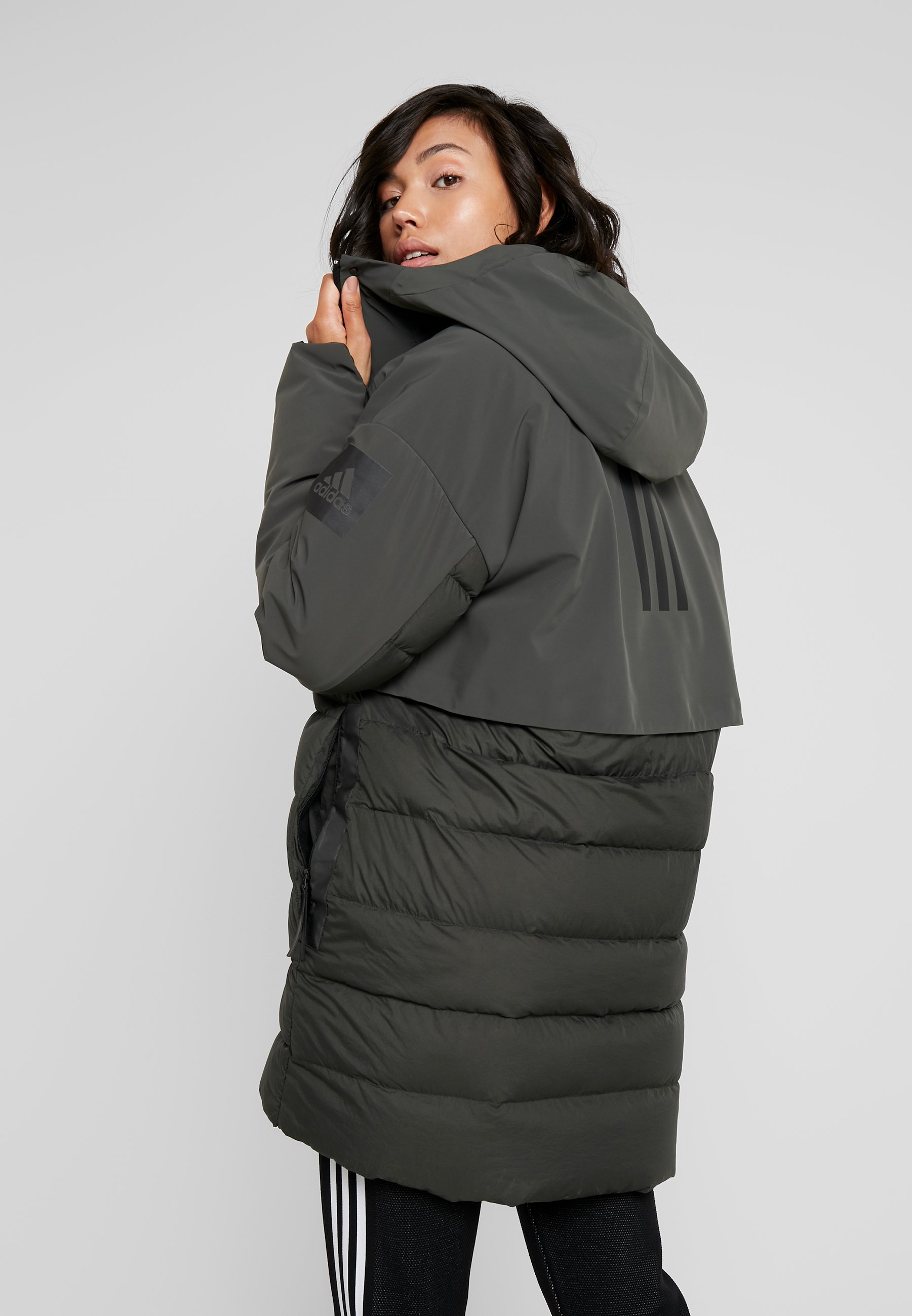 adidas Performance MYSHELTER CLIMAHEAT PARKA DOWN JACKET adidas Down Parka Parka oliv grün