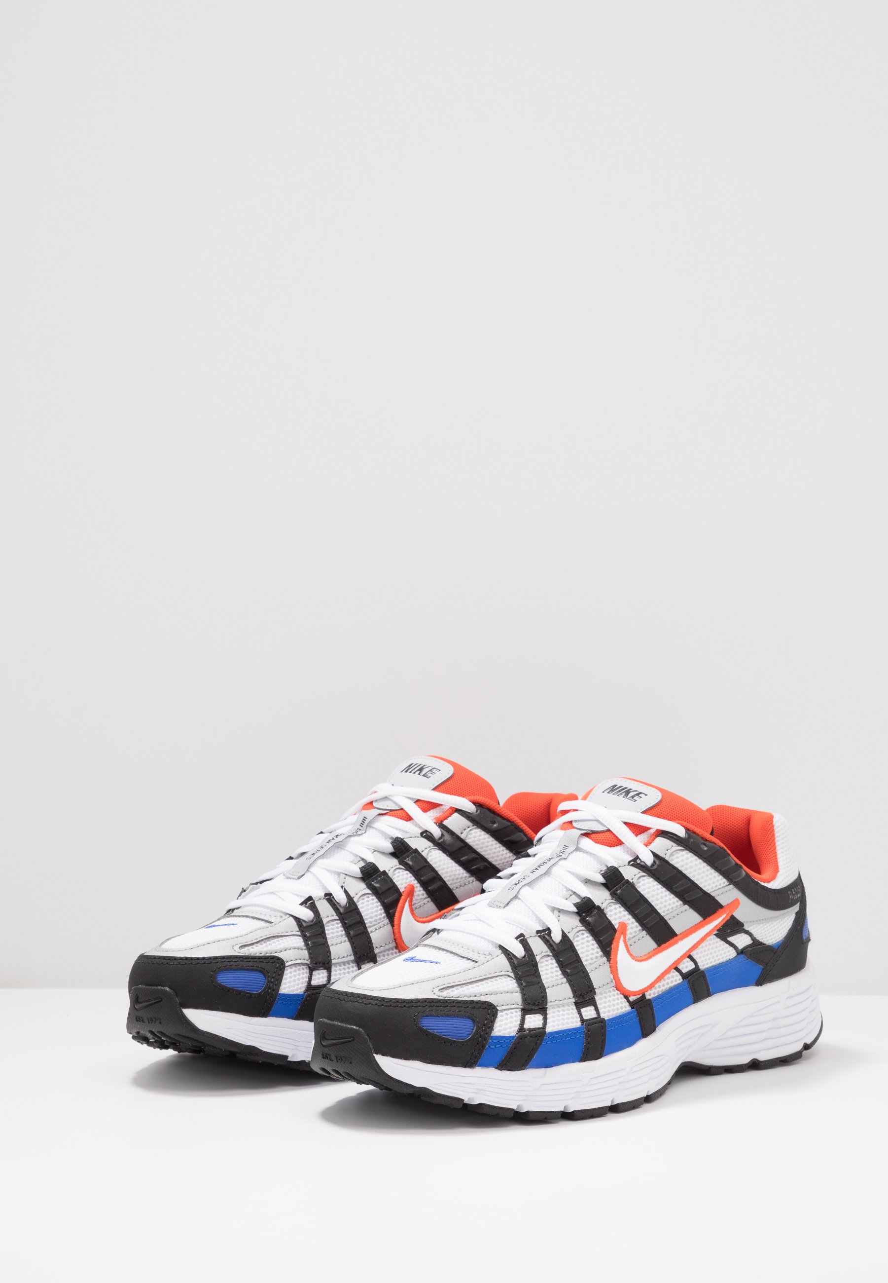 Nike Sportswear P-6000 - Zapatillas - black/white/team orange/racer  blue/azul - Zalando.es