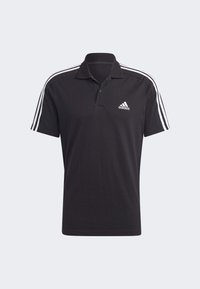 adidas Sportswear ESSENTAILS EMBROIDERED SMALL LOGO - Polo - black white