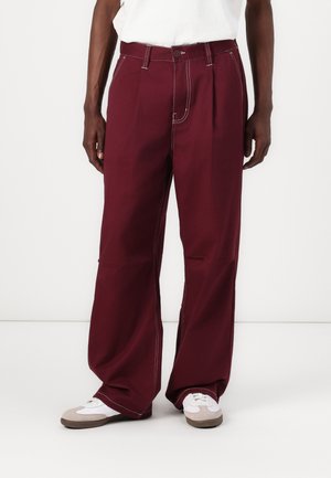 Brixton GLOBAL BAGGY PANT - Jean boyfriend - port
