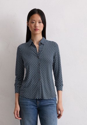 LONG SLEEVE COLLAR BUTTON PLACKET - Hemdbluse - dark blue