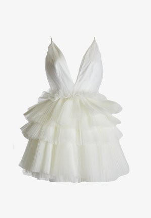 True Decadence GIA PLUNGE FRONT TIERED - Robe de soirée - white
