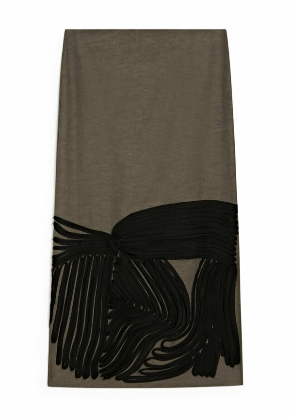 Pencil skirt - khaki2