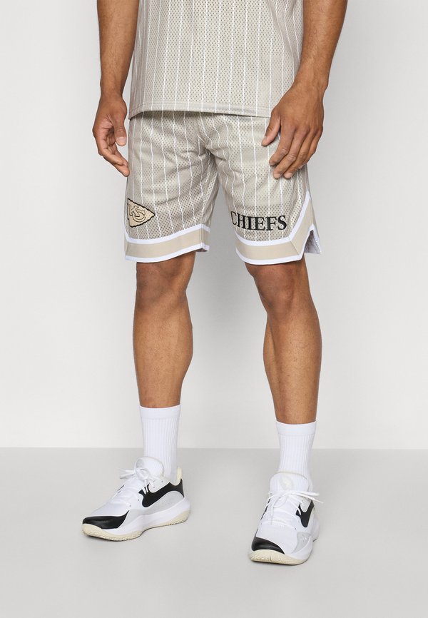 NFL KANSAS CITY CHIEFS  PINSTRIPE SHORT - Club wear - stone
