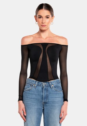 OW Collection SWIRL  - Blus - black