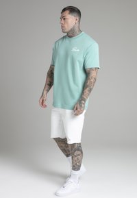 SIKSILK SCRIPT  - T-shirt con stampa - green