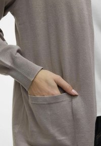 Vero Moda VMSILJE OPEN - Adīta jaka - moon rock