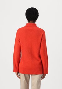 pure cashmere HIGH NECK  - Pulover - fall orange