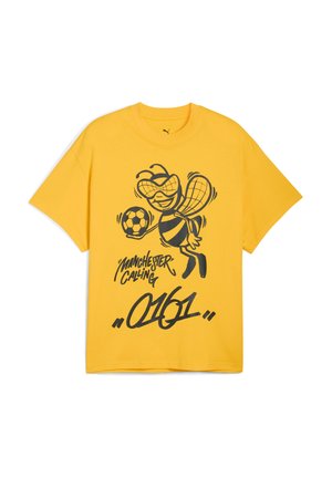 HOOPS CITY - Print T-shirt - yellow sizzle