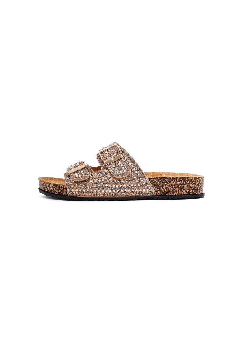 Derimod Pantolette flach - gold