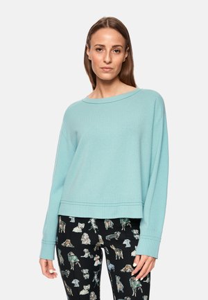 Strickpullover - soft teal