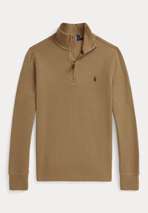 Polo Ralph Lauren ESTATE-RIB QUARTER-ZIP PULLOVER - Džemperis - camel
