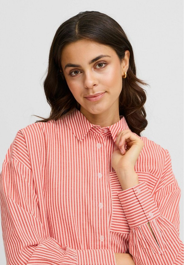 FRPoppa - Button-down blouse - poinsettia mix3